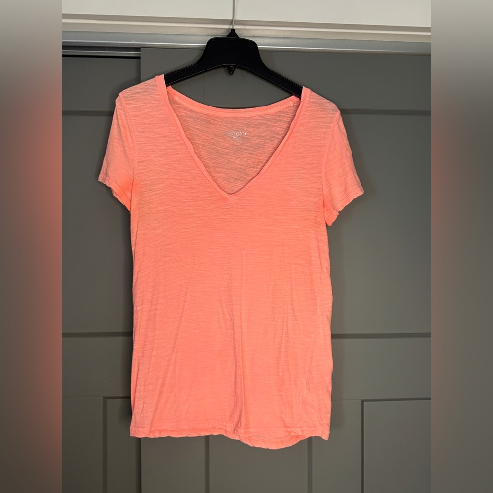 Merona Coral V-Neck T-Shirt